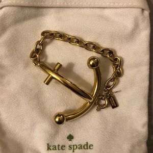 Kate Spade anchor bracelet! With duster bag!